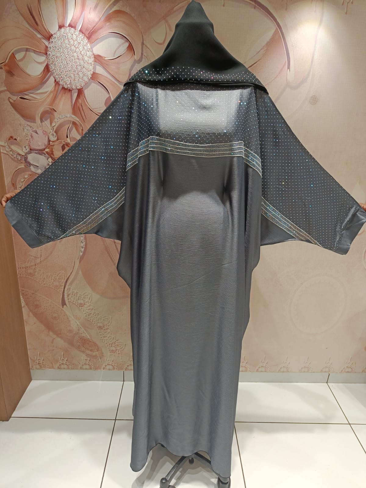 Nida Georgette 05 Fancy Wear Kaftan Style Wholesale Abaya Collection